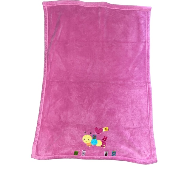 Taggies Other Taggies Pink Fleece Caterpillar Baby Blanket Poshmark